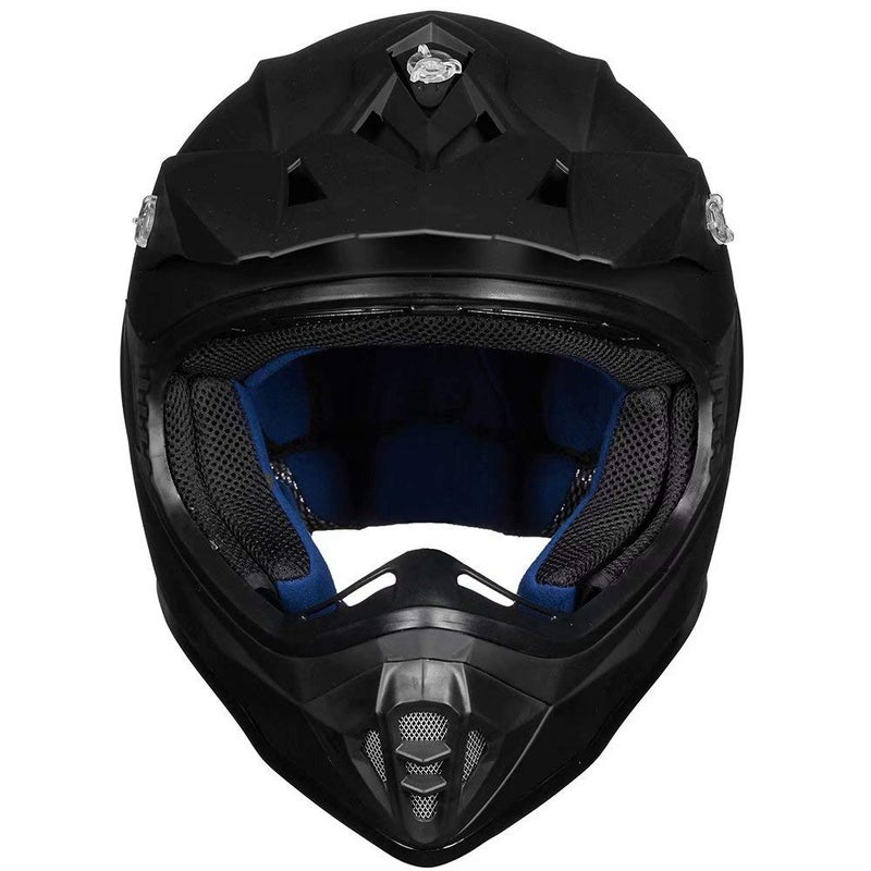 ILM Youth & Kids Dirt Bike Helmets Motocross ATV Dirtbike BMX MX Offroad Full Face Motorcycle Helmet, DOT Approved Model 128YS (Matte Black, Youth-Small) - Image 3